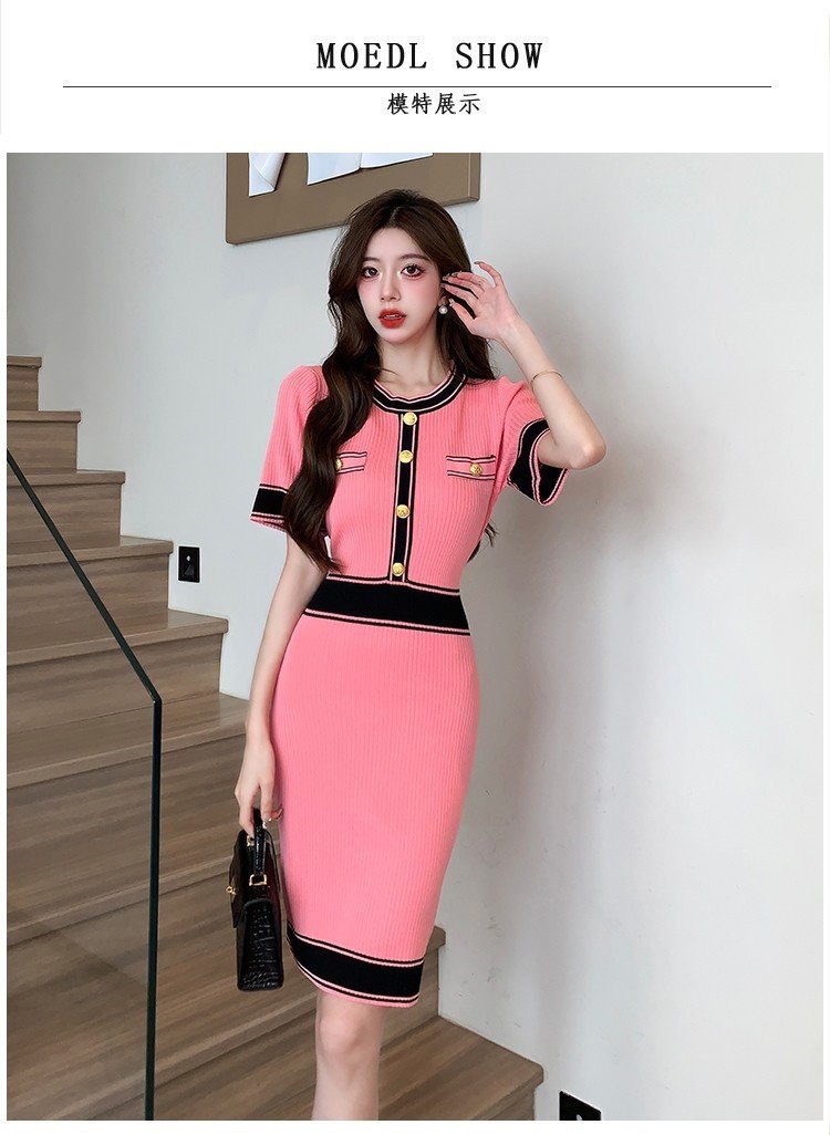ĐẦM BODY LEN PHỐI NÚT CAO CẤP D21